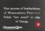 Standbild Invasion in Polen Danzig Polen, 1939, aus Sekunde 6 historischem Filmmaterial Videoclip 65675065782