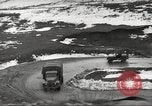 Image of convoy of trucks Crimea Ukraine, 1945, second 56 stock footage video 65675065822