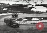 Image of convoy of trucks Crimea Ukraine, 1945, second 58 stock footage video 65675065822