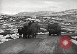 Image of convoy of trucks Crimea Ukraine, 1945, second 7 stock footage video 65675065823