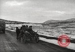 Image of convoy of trucks Crimea Ukraine, 1945, second 32 stock footage video 65675065823