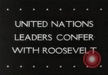 Image of President Roosevelt Washington DC USA, 1943, second 32 stock footage video 65675065876