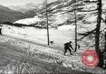 Image of German troops skiing Italy, 1943, second 23 stock footage video 65675065892