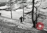 Image of German troops skiing Italy, 1943, second 24 stock footage video 65675065892