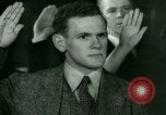 Image serment de citoyenneté aux États-Unis Bridgeport Connecticut USA, 1941, de la seconde 60 séquences d'archives historiques vidéo 65675065918