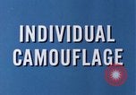 Image of individual camouflage United States USA, 1967, second 11 stock footage video 65675065971