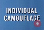Image of individual camouflage United States USA, 1967, second 16 stock footage video 65675065971