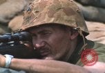 Standbild United States Marine Sniper duty Vietnam Krieg Khe Sanh Vietnam, 1968, aus Sekunde 55 historischem Filmmaterial Videoclip 65675065993
