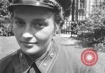 Image of Soviet Russian sniper Lyudmila Pavlichenko Washington DC USA, 1942, second 13 stock footage video 65675065997