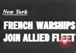 Standbild französischer Segler New York United States USA, 1943, aus Sekunde 1 historischem Filmmaterial Videoclip 65675066015