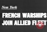 Standbild französischer Segler New York United States USA, 1943, aus Sekunde 6 historischem Filmmaterial Videoclip 65675066015