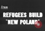Image of Polish refugees travel 3000 miles for 3 years to Iran Iran, 1943, second 3 stock footage video 65675066020