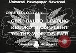 Standbild Italo Balbo Orbetello Italien, 1933, aus Sekunde 4 historischem Filmmaterial Videoclip 65675066021