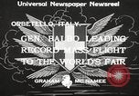 Standbild Italo Balbo Orbetello Italien, 1933, aus Sekunde 6 historischem Filmmaterial Videoclip 65675066021