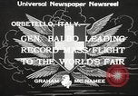 Standbild Italo Balbo Orbetello Italien, 1933, aus Sekunde 8 historischem Filmmaterial Videoclip 65675066021
