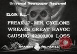 Immagine di Cyclone Elgin Illinois USA, 1933, secondo 7 filmato di repertorio 65675066023
