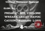 Immagine di Cyclone Elgin Illinois USA, 1933, secondo 9 filmato di repertorio 65675066023