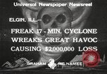 Immagine di Cyclone Elgin Illinois USA, 1933, secondo 11 filmato di repertorio 65675066023