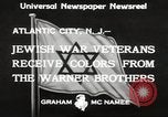 Image of Jewish war veterans Atlantic City New Jersey USA, 1933, second 8 stock footage video 65675066027