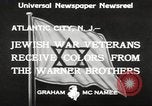Image of Jewish war veterans Atlantic City New Jersey USA, 1933, second 10 stock footage video 65675066027