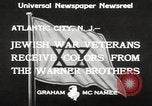 Image of Jewish war veterans Atlantic City New Jersey USA, 1933, second 11 stock footage video 65675066027