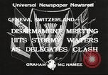Image of World Disarmament Conference Geneva Switzerland, 1933, second 4 stock footage video 65675066028