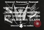 Image of World Disarmament Conference Geneva Switzerland, 1933, second 11 stock footage video 65675066028