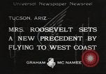 Image of Eleanor Roosevelt Tucson Arizona USA, 1933, second 1 stock footage video 65675066029
