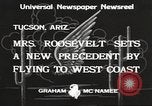 Image of Eleanor Roosevelt Tucson Arizona USA, 1933, second 3 stock footage video 65675066029