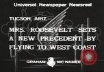 Image of Eleanor Roosevelt Tucson Arizona USA, 1933, second 4 stock footage video 65675066029