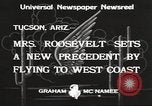 Image of Eleanor Roosevelt Tucson Arizona USA, 1933, second 5 stock footage video 65675066029
