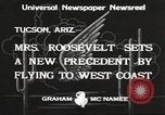 Image of Eleanor Roosevelt Tucson Arizona USA, 1933, second 6 stock footage video 65675066029