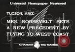 Image of Eleanor Roosevelt Tucson Arizona USA, 1933, second 7 stock footage video 65675066029