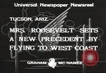Image of Eleanor Roosevelt Tucson Arizona USA, 1933, second 10 stock footage video 65675066029