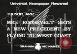 Image of Eleanor Roosevelt Tucson Arizona USA, 1933, second 11 stock footage video 65675066029