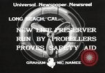 Standbild schwimmen Rohr Long Beach California USA, 1933, aus Sekunde 3 historischem Filmmaterial Videoclip 65675066030
