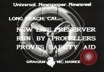Standbild schwimmen Rohr Long Beach California USA, 1933, aus Sekunde 5 historischem Filmmaterial Videoclip 65675066030