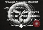 Standbild schwimmen Rohr Long Beach California USA, 1933, aus Sekunde 8 historischem Filmmaterial Videoclip 65675066030