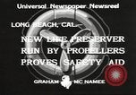 Standbild schwimmen Rohr Long Beach California USA, 1933, aus Sekunde 9 historischem Filmmaterial Videoclip 65675066030