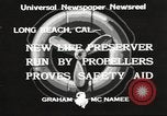 Standbild schwimmen Rohr Long Beach California USA, 1933, aus Sekunde 12 historischem Filmmaterial Videoclip 65675066030
