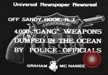 Standbild Munition Dumping Sandy Hook New Jersey USA, 1933, aus Sekunde 11 historischem Filmmaterial Videoclip 65675066033