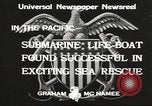 Standbild Motor life boat Pazifik, 1933, aus Sekunde 5 historischem Filmmaterial Videoclip 65675066034