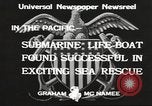 Standbild Motor life boat Pazifik, 1933, aus Sekunde 6 historischem Filmmaterial Videoclip 65675066034