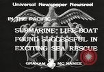 Standbild Motor life boat Pazifik, 1933, aus Sekunde 7 historischem Filmmaterial Videoclip 65675066034
