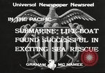 Standbild Motor life boat Pazifik, 1933, aus Sekunde 8 historischem Filmmaterial Videoclip 65675066034