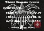 Standbild Motor life boat Pazifik, 1933, aus Sekunde 11 historischem Filmmaterial Videoclip 65675066034