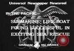 Standbild Motor life boat Pazifik, 1933, aus Sekunde 12 historischem Filmmaterial Videoclip 65675066034