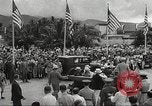 Standbild Franklin Roosevelt Pearl Harbor Hawaii USA, 1934, aus Sekunde 62 historischem Filmmaterial Videoclip 65675066039