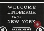 Image Charles Lindbergh New York United States USA, 1927, de la seconde 4 séquences d'archives historiques vidéo 65675066045