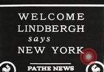 Image Charles Lindbergh New York United States USA, 1927, de la seconde 5 séquences d'archives historiques vidéo 65675066045
